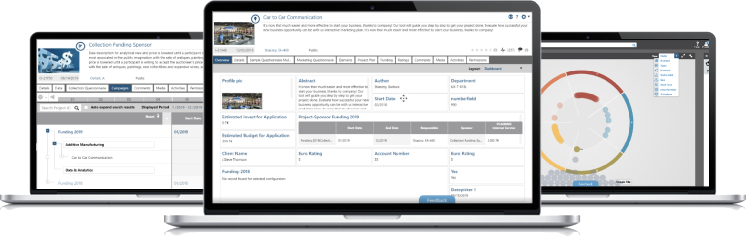 BMW i2 innovation platform on laptops